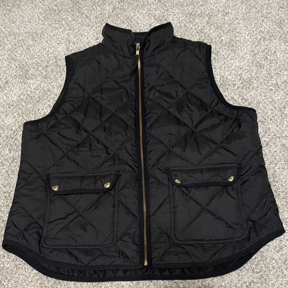 J. Crew Jackets & Blazers - J. Crew Women's Black Puffer Vest Jacket